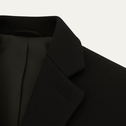 Men's Wool Blend Overcoat Single Breasted