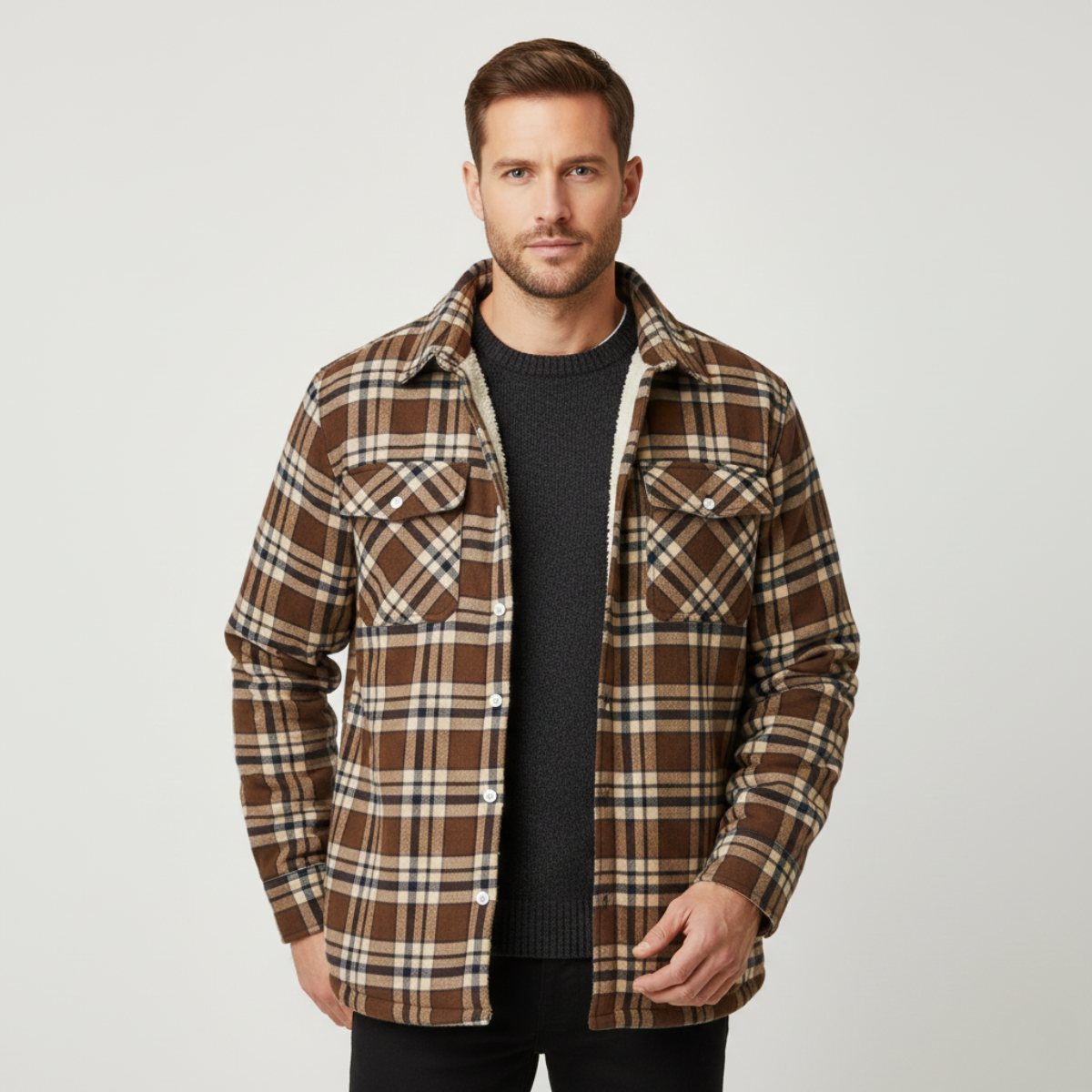 Men's Fleece Lined Outdoor Jacket