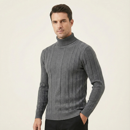 Men's Slim Fit Knit Turtleneck Sweater