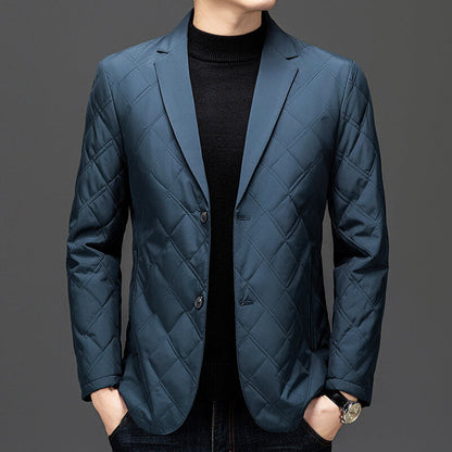 Luxury Quilted Silk Coats for Men - VibreMode