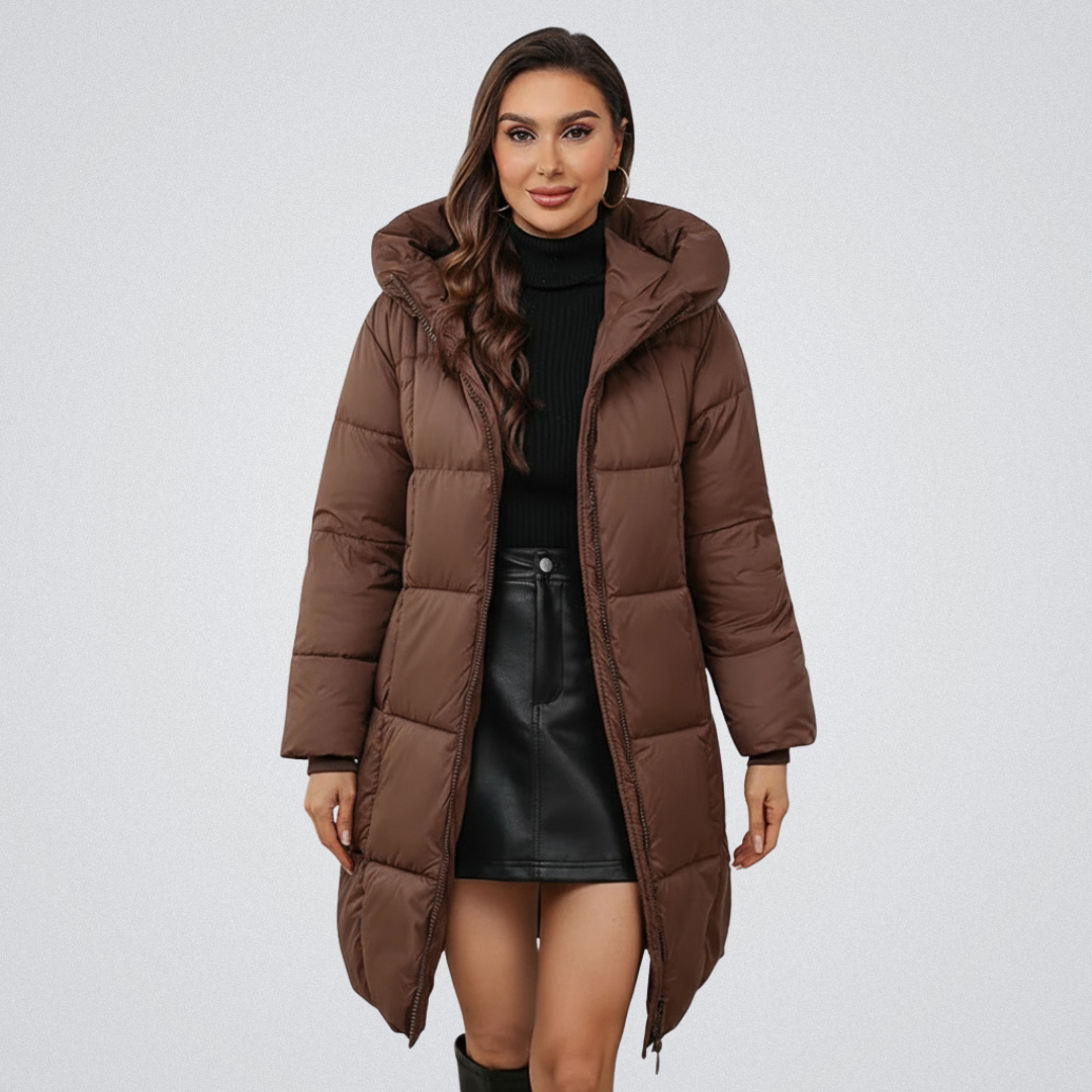 Warm Oversized Down Filled Parka Coat