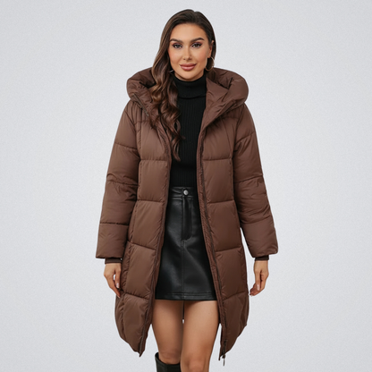 Warm Oversized Down Filled Parka Coat