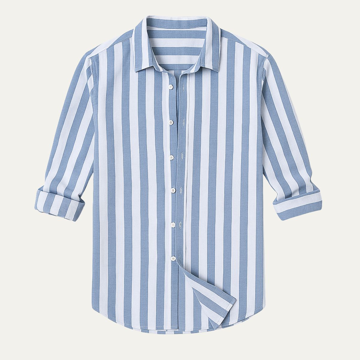 Valencia Men's Striped Linen Shirt