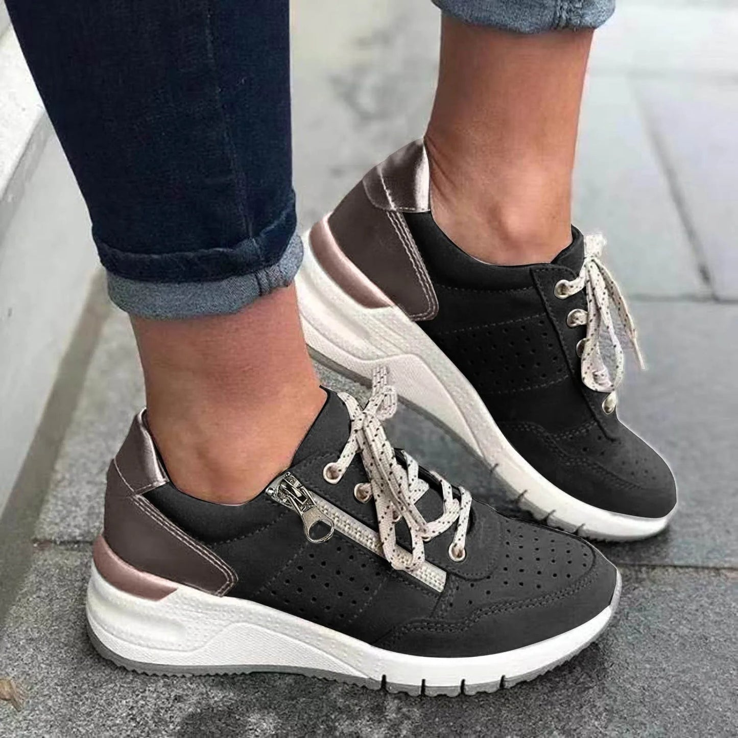 Women's Chunky Sole Sneakers