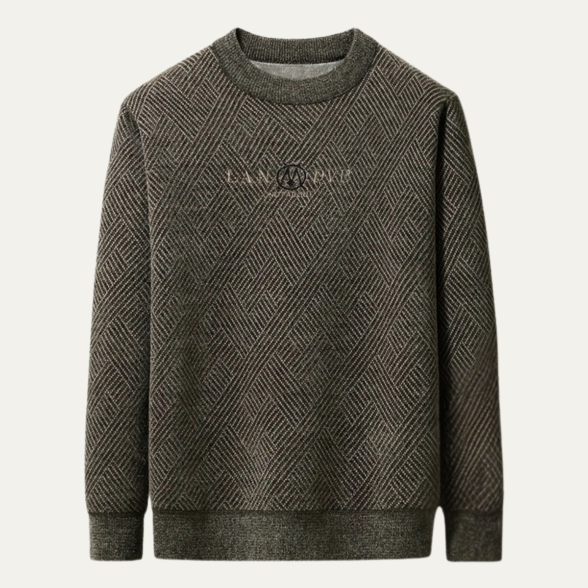 Men's Fleece Lined Winter Sweater - VibreMode