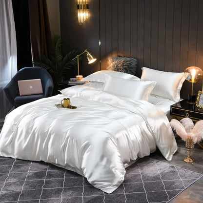 Satin Bedding Set Soft Elegant Design