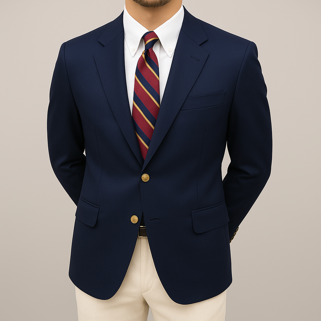 Men's Slim Fit Classic Blazer Jacket - VibreMode