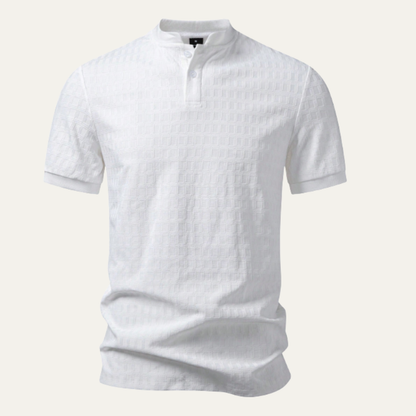 Men's Classic Polo Shirt Textured Summer - VibreMode