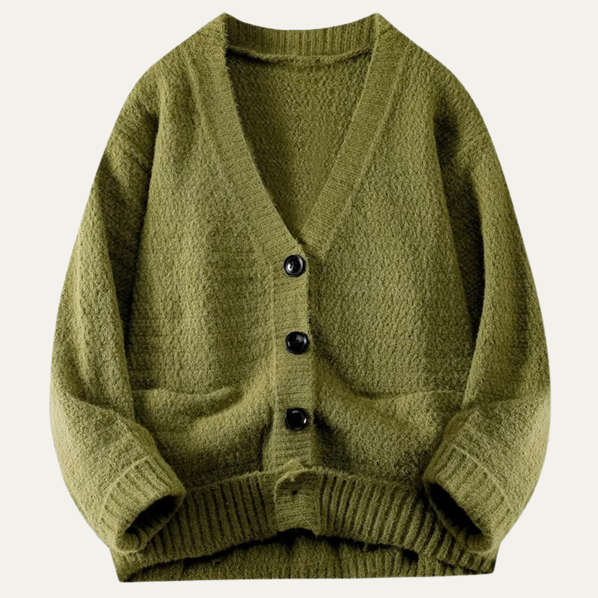 Dorsett Men's Knitted Cardigan Button Up Winter