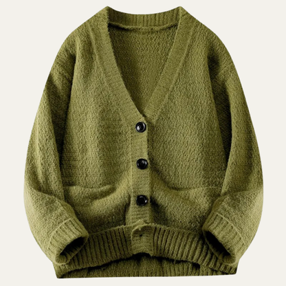 Dorsett Men's Knitted Cardigan Button Up Winter