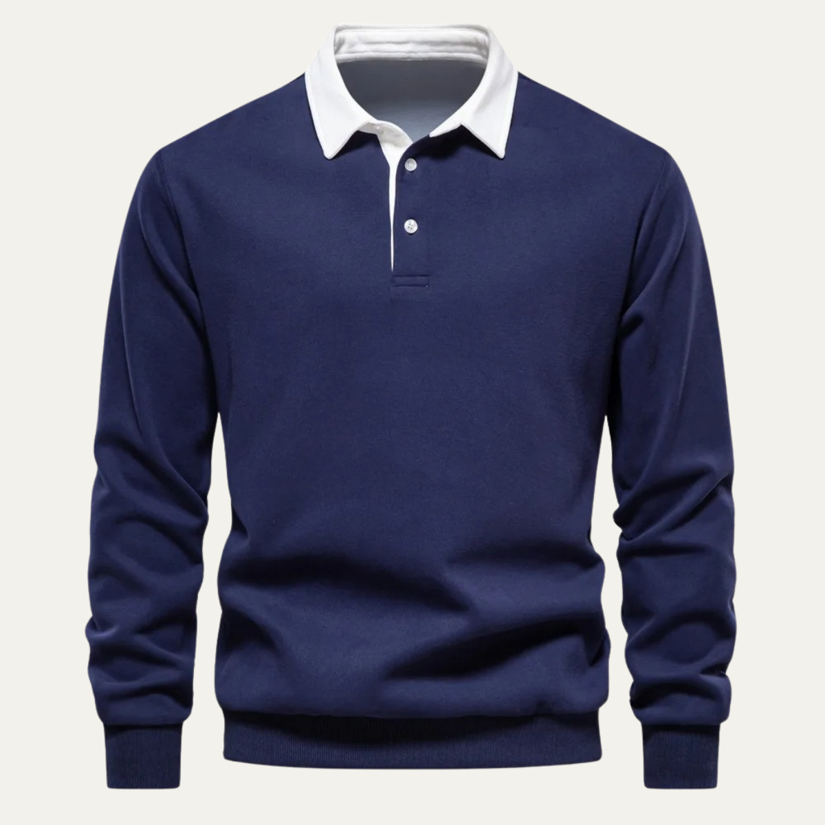 Men's Polo Collar Sweater Casual - VibreMode