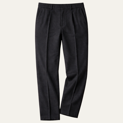 Men's Linen Pants Loose Fit Lightweight Beige - VibreMode