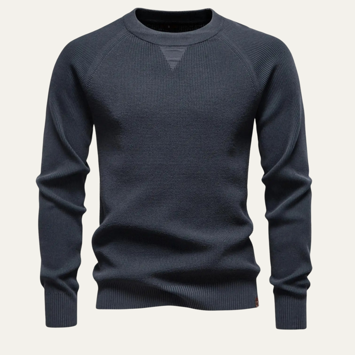 Men's Slim Fit Soft Knit Sweater Red - VibreMode