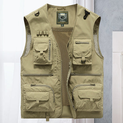 Men's Summer Vest Multi Pocket Design