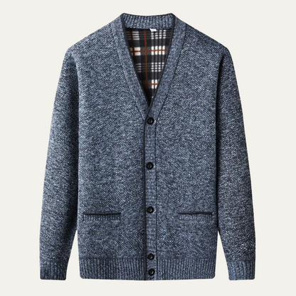 Men's Casual Cardigan Warm Button Front - VibreMode