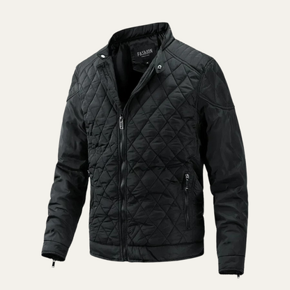 Men's Lightweight Quilted Padded Jacket - VibreMode