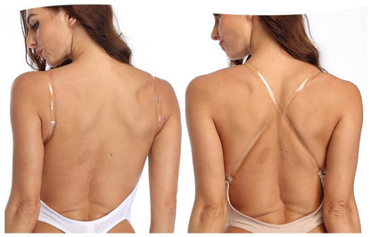 Lizy Women's Backless Shapewear Bodysuit Deep V Neck
