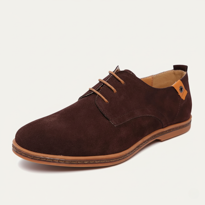 Devon Men's Suede Derby Shoes Classic Style