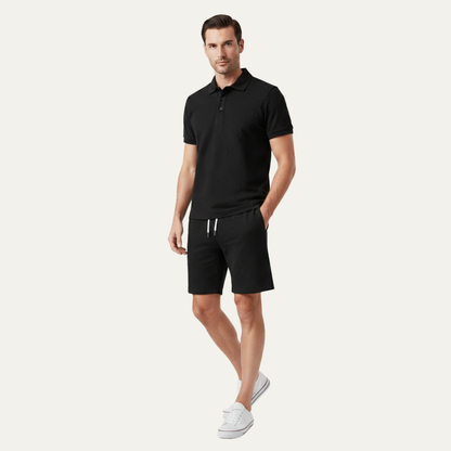 Men's Lightweight Beachwear Shirt And Shorts Set