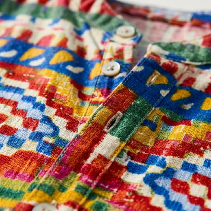 Men's Hawaiian Shirt Tropical Button Up Soft