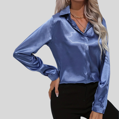 Women's Elegant Blouse Subtle Style - VibreMode
