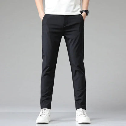 Men's Slim Fit Dress Pants Tapered Leg - VibreMode
