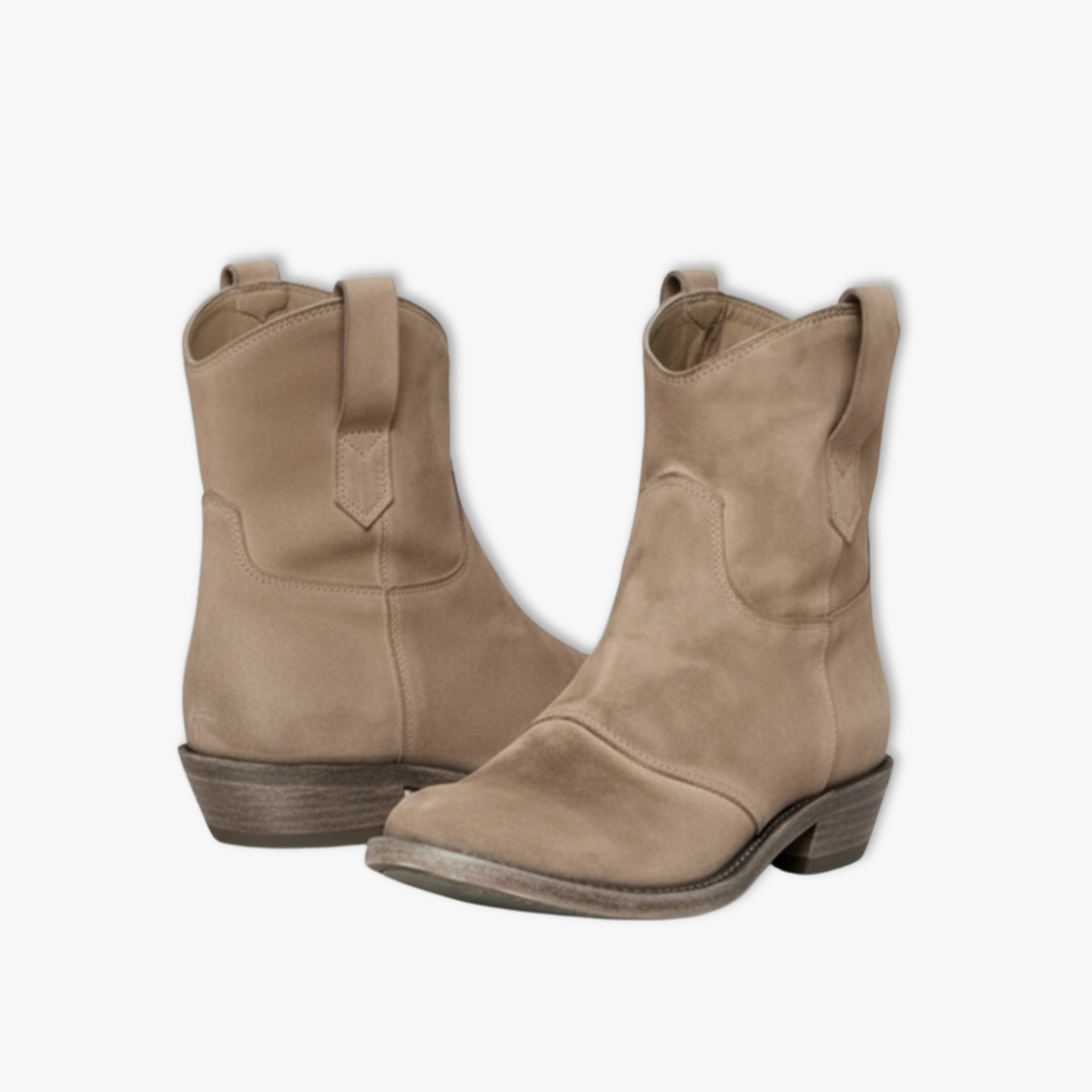 Premium Suede Ankle Boots for Women Non Slip On - VibreMode