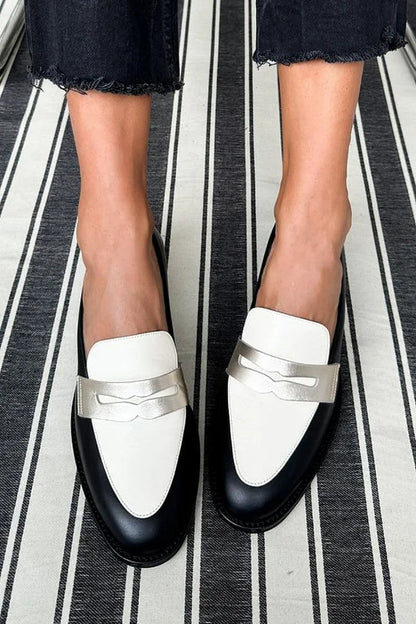 Classic Black Leather Loafers - VibreMode