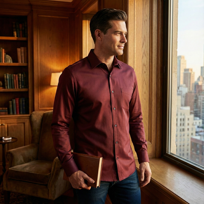Kensington Men's Cotton Formal Dress Shirt