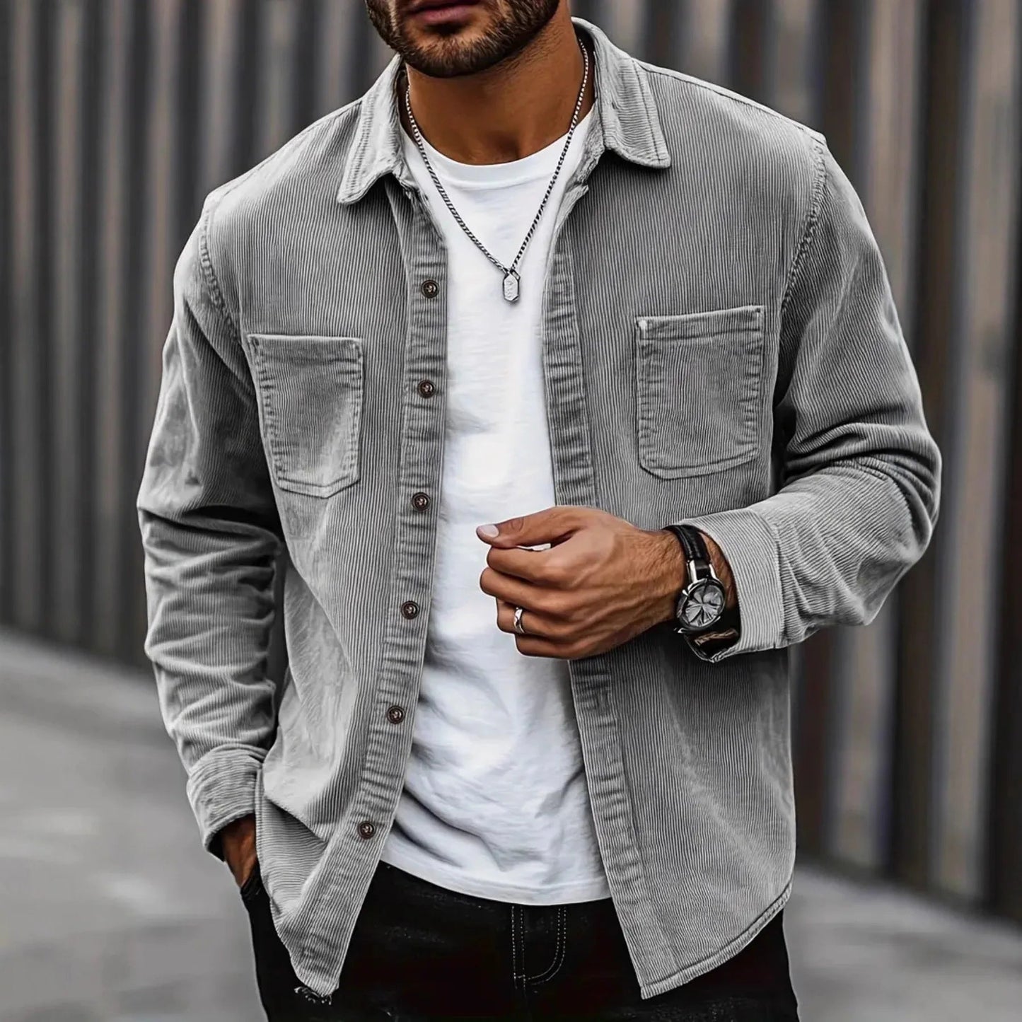 Corduroy Shirt Comfortable Fit