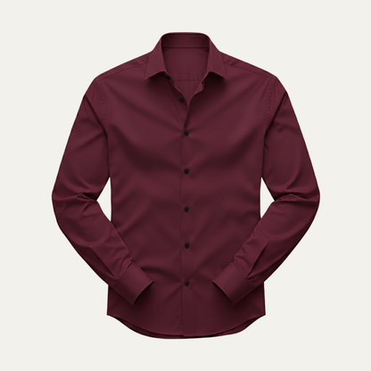 Men's Slim Fit Stretch Dress Shirt Lightweight