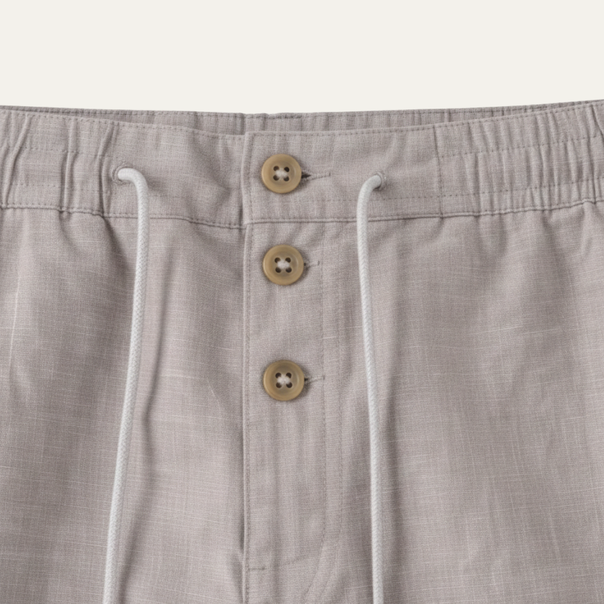 Men's Cotton Linen Straight Leg Pants Lightweight Beige