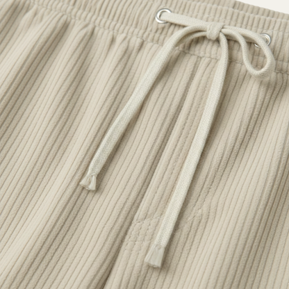 Men's Slim Fit Ribbed Pants Lightweight