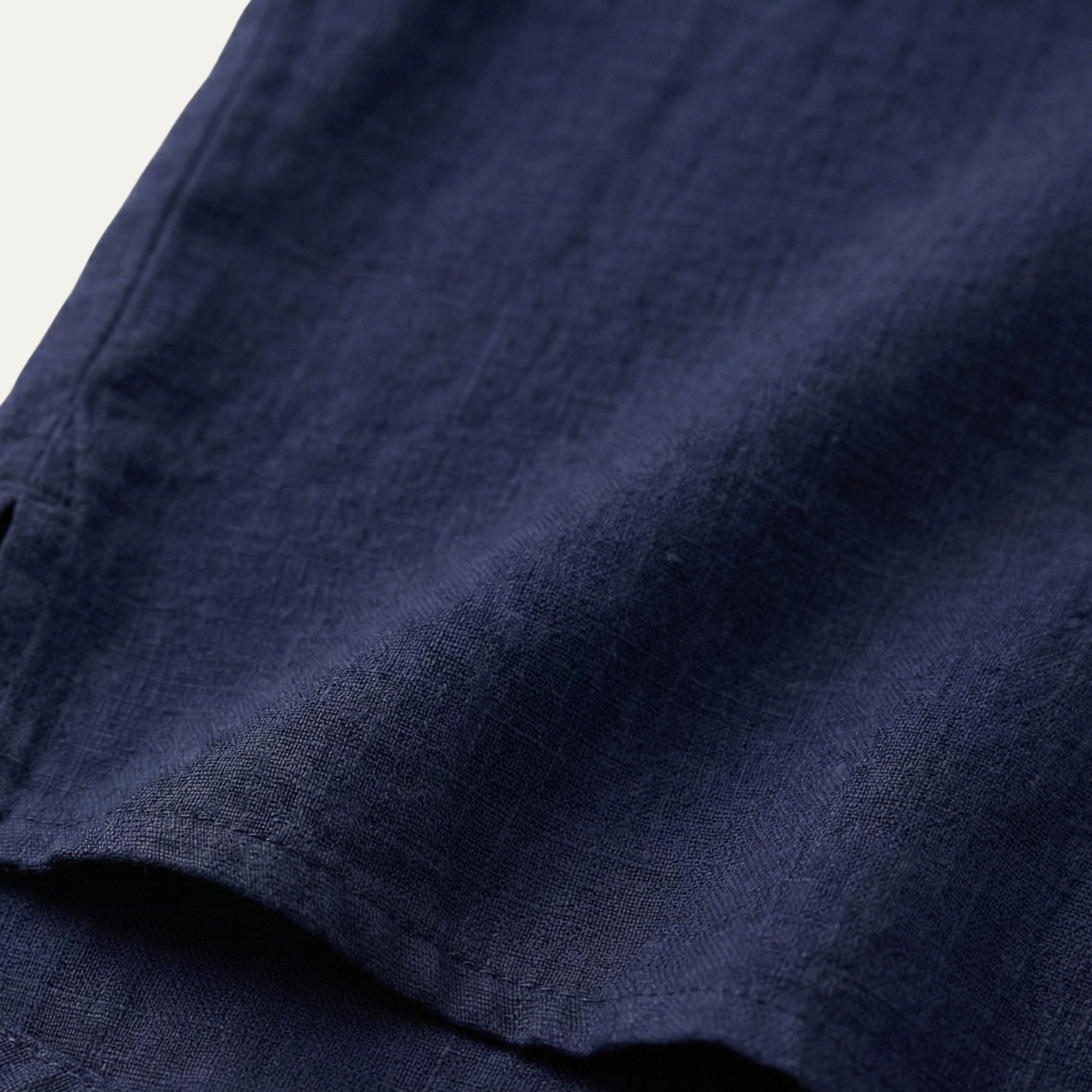 Men's Cotton Linen Henley Shirt Lightweight