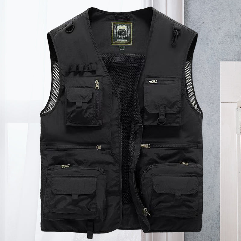 Men's Summer Vest Multi Pocket Design