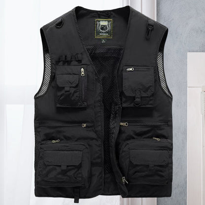 Men's Summer Vest Multi Pocket Design
