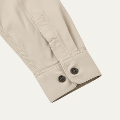 Men's Soft Cargo Shirt Multi Pocket Solid Color