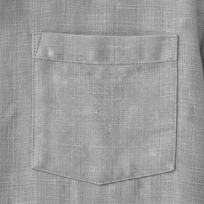 Men's Linen Shirt And Shorts Breathable Summer Set