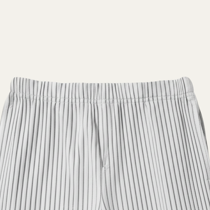 Men's Lightweight Pleated Straight Leg Pants