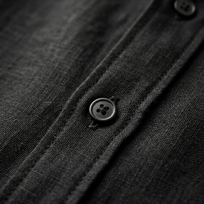 Mens Linen Button Up Shirt