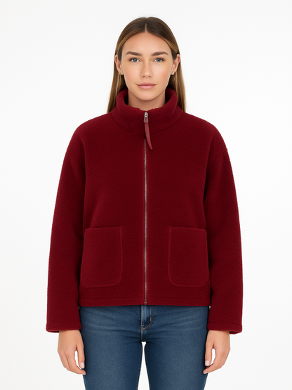 Cozy Large Sherpa Fleece Winter Coat
