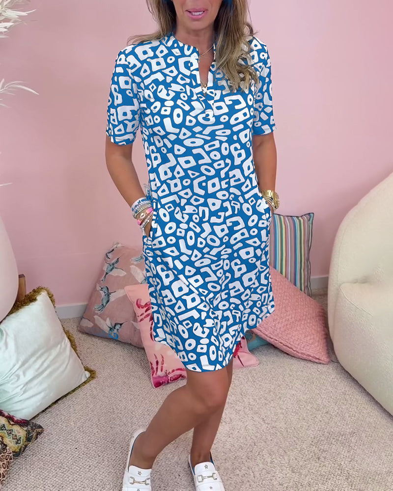 Chic Side Pocket Dress