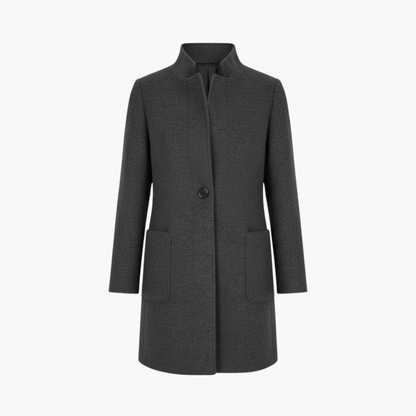 Women's Coat Stand Collar Pockets