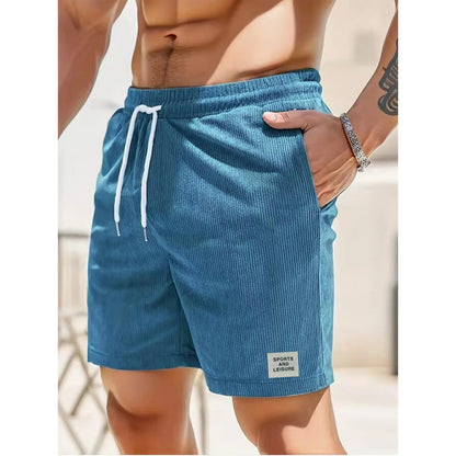 Men's Corduroy Shorts Casual - VibreMode