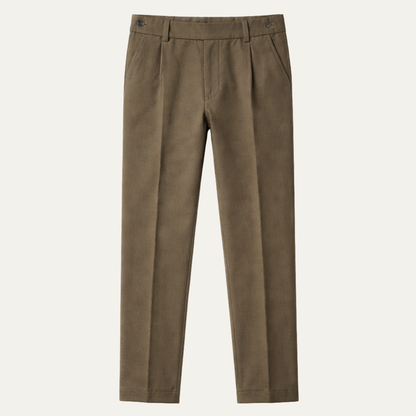 Men's Wool Business Pants Straight Leg - VibreMode