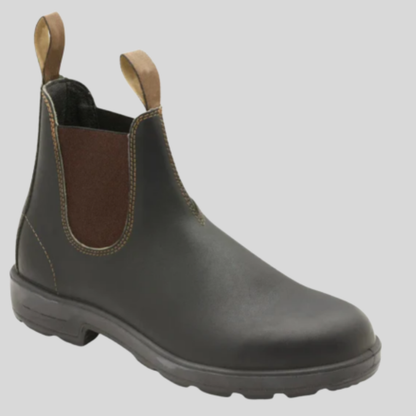 Men's Slip-On Boots Leather Shaft - VibreMode