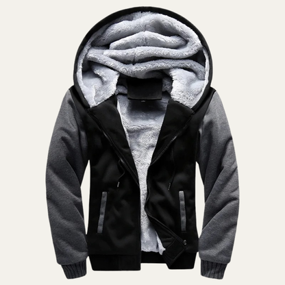 Men's Fleece Zip Up Hoodie Jacket