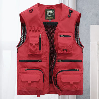 Men's Summer Vest Multi Pocket Design