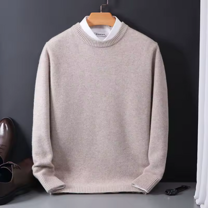 Men's Wool Blend Pullover Sweater