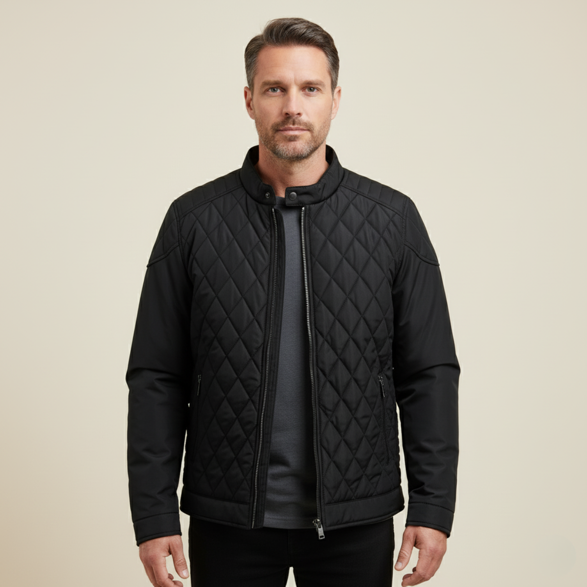 Men's Lightweight Quilted Padded Jacket